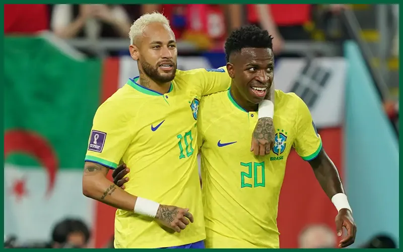 Đội hình mạnh nhất châu Mỹ của Brazil với Neymar và Vinicius Jr