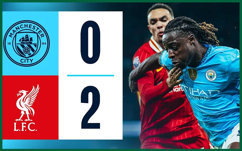 Kết quả bóng đá hôm nay Ngoại hạng Anh trận Man City Liverpool